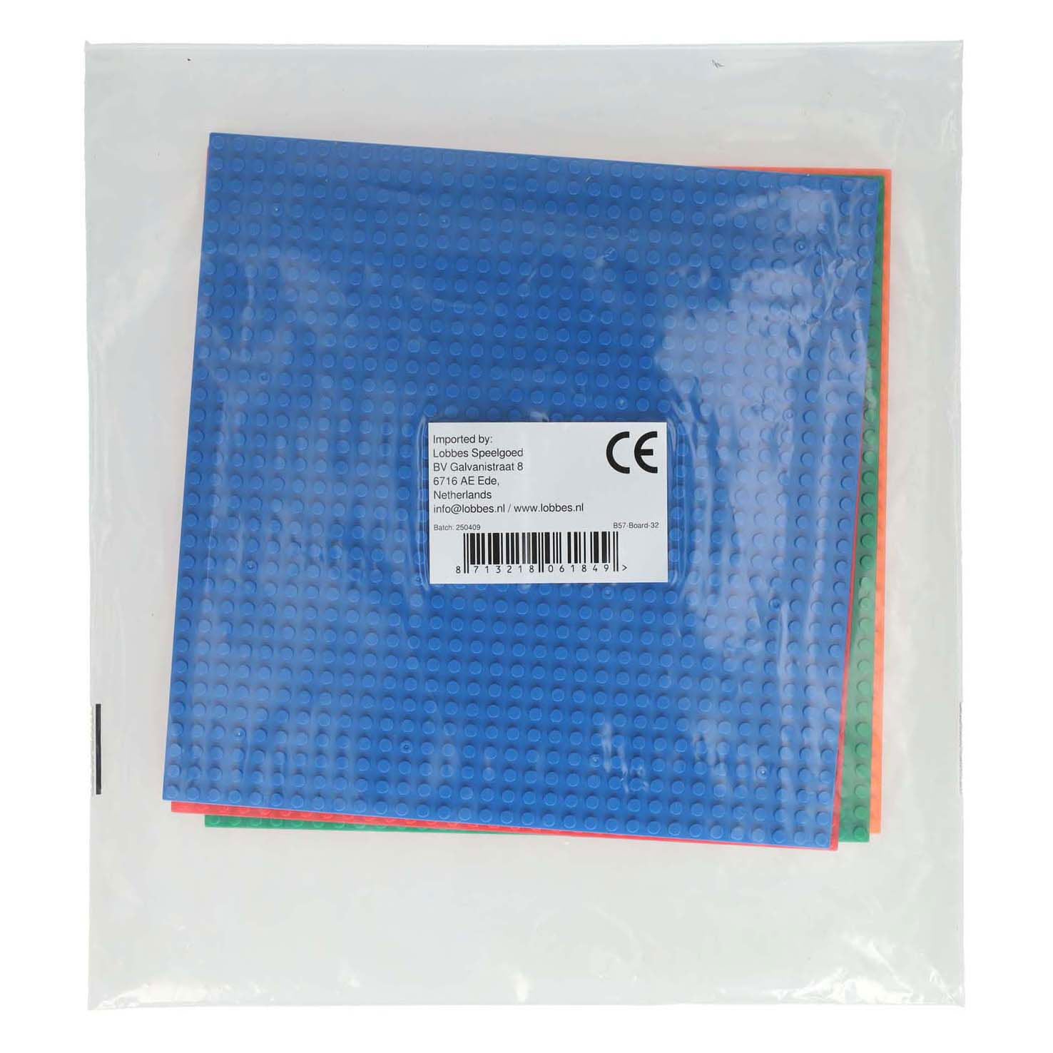 Bauplatte für Miniblöcke grün - 25x25cm