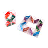 Lobbes transparente Farbwürfel - 5 cm - 18 Stk