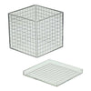 Transparenter 3D-Gitterwürfel - 10x10x10 cm
