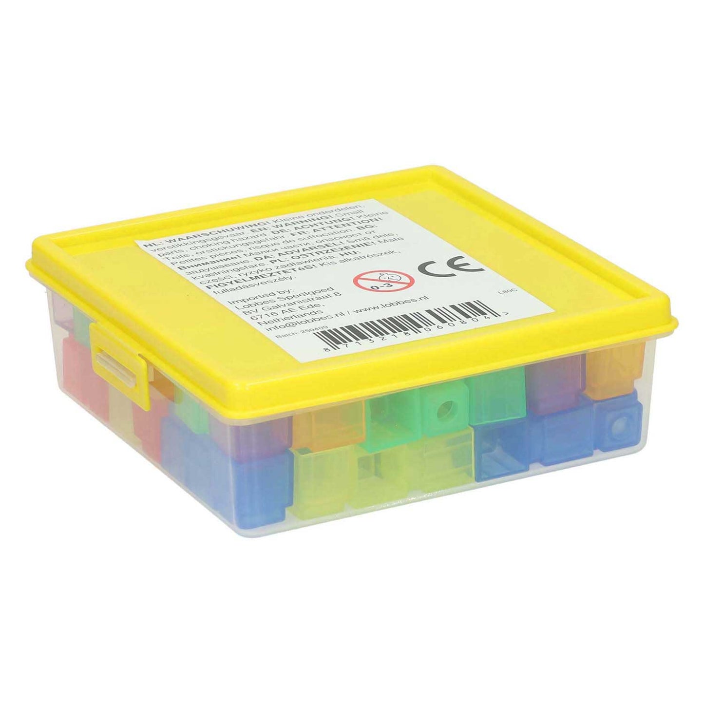 Transparente farbige Zählblöcke – 90 Stück.