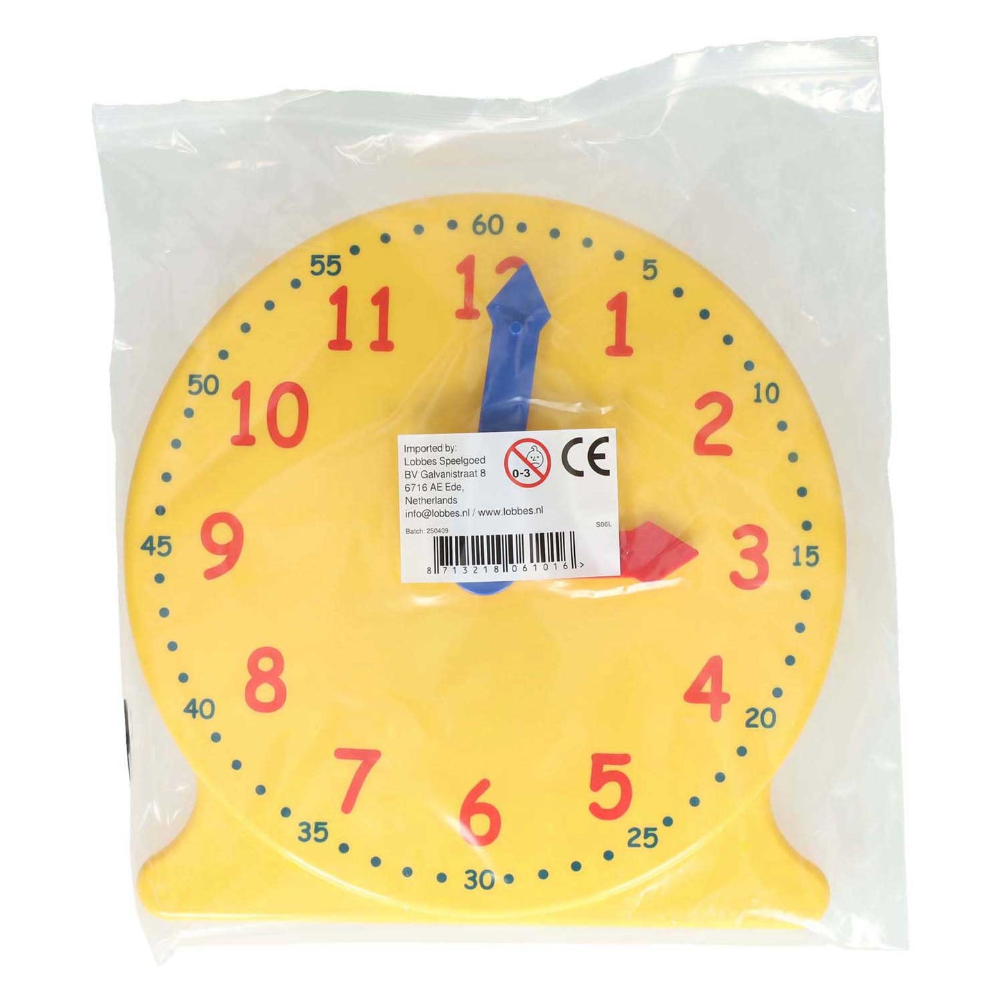 Uhrzeit ablesen lernen – 30 cm