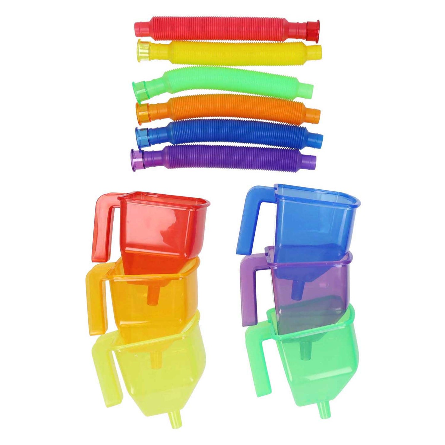Bunte Trichter mit Griff