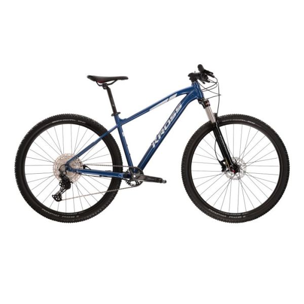 Kross Mountainbike Level 5.0 MTB – 29 Zoll – Rahmen XL (20 Zoll) – blau silber glänzend