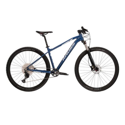 Kross Mountainbike Level 5.0 MTB – 29 Zoll – Rahmen XL (20 Zoll) – blau silber glänzend