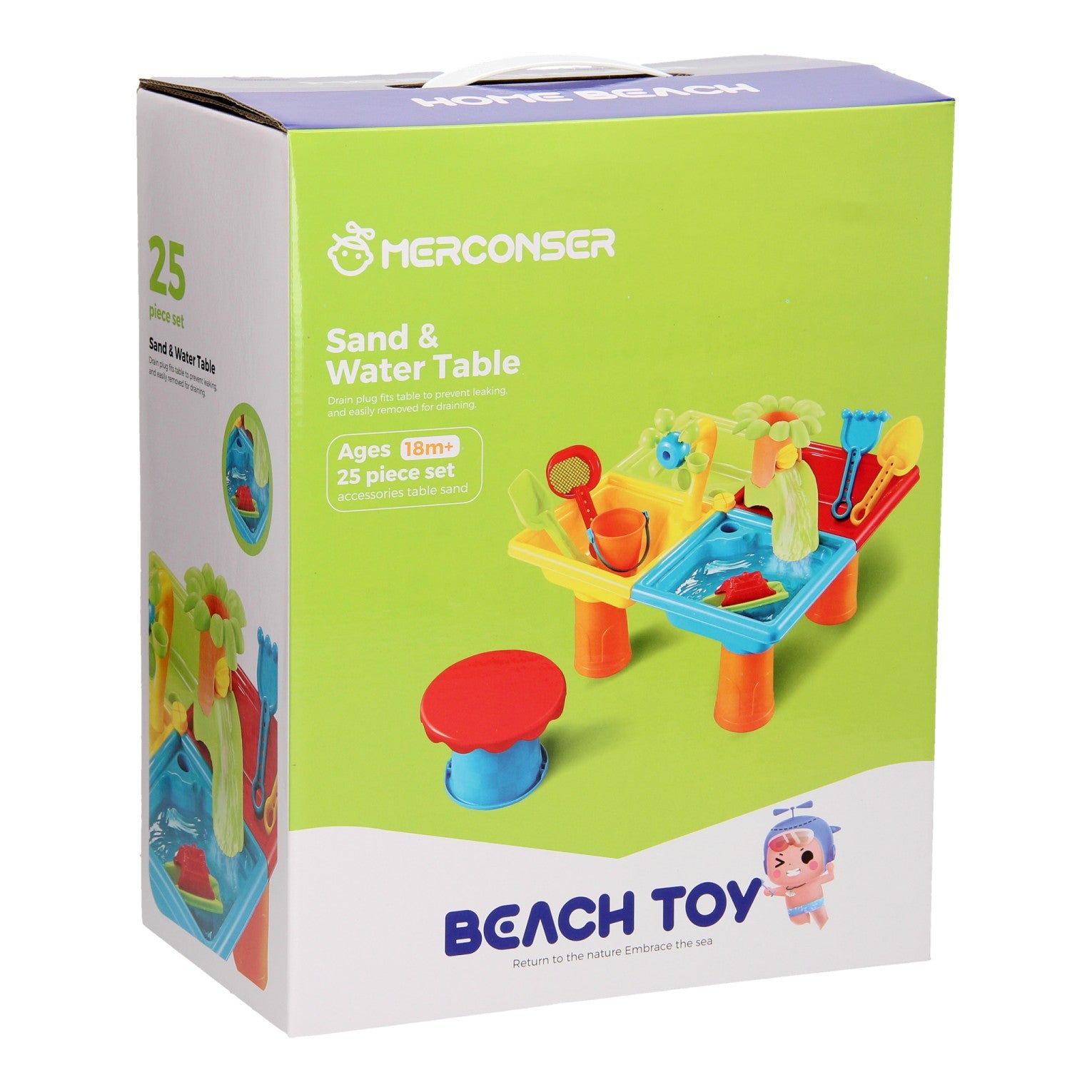 Sand- und Wassertisch, 4 Schüsseln