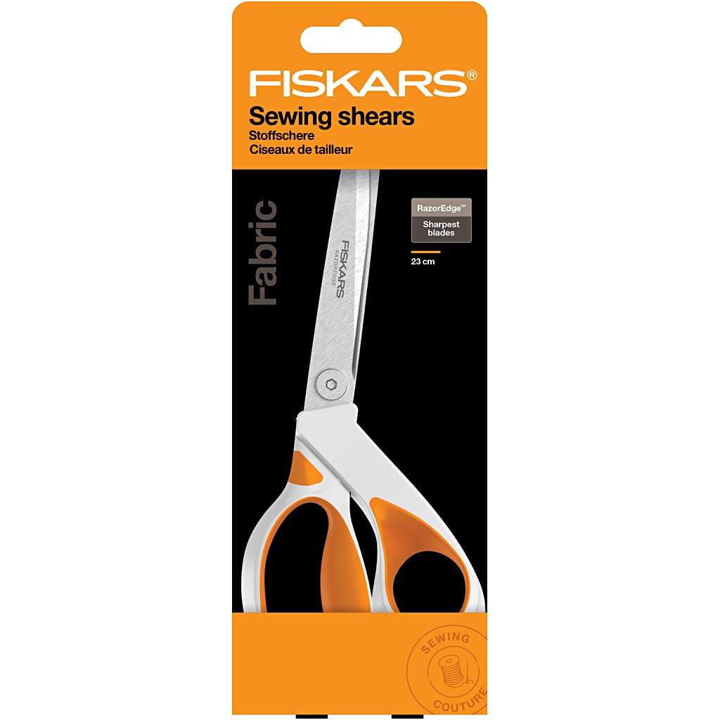 Fiskars Stoff Razoredge Softgrip®, L: 23 cm, 1 Stück