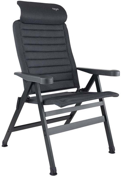 Crespo Liegestuhl – XXL – AP 241 – Air-Deluxe – kompakt – Grau