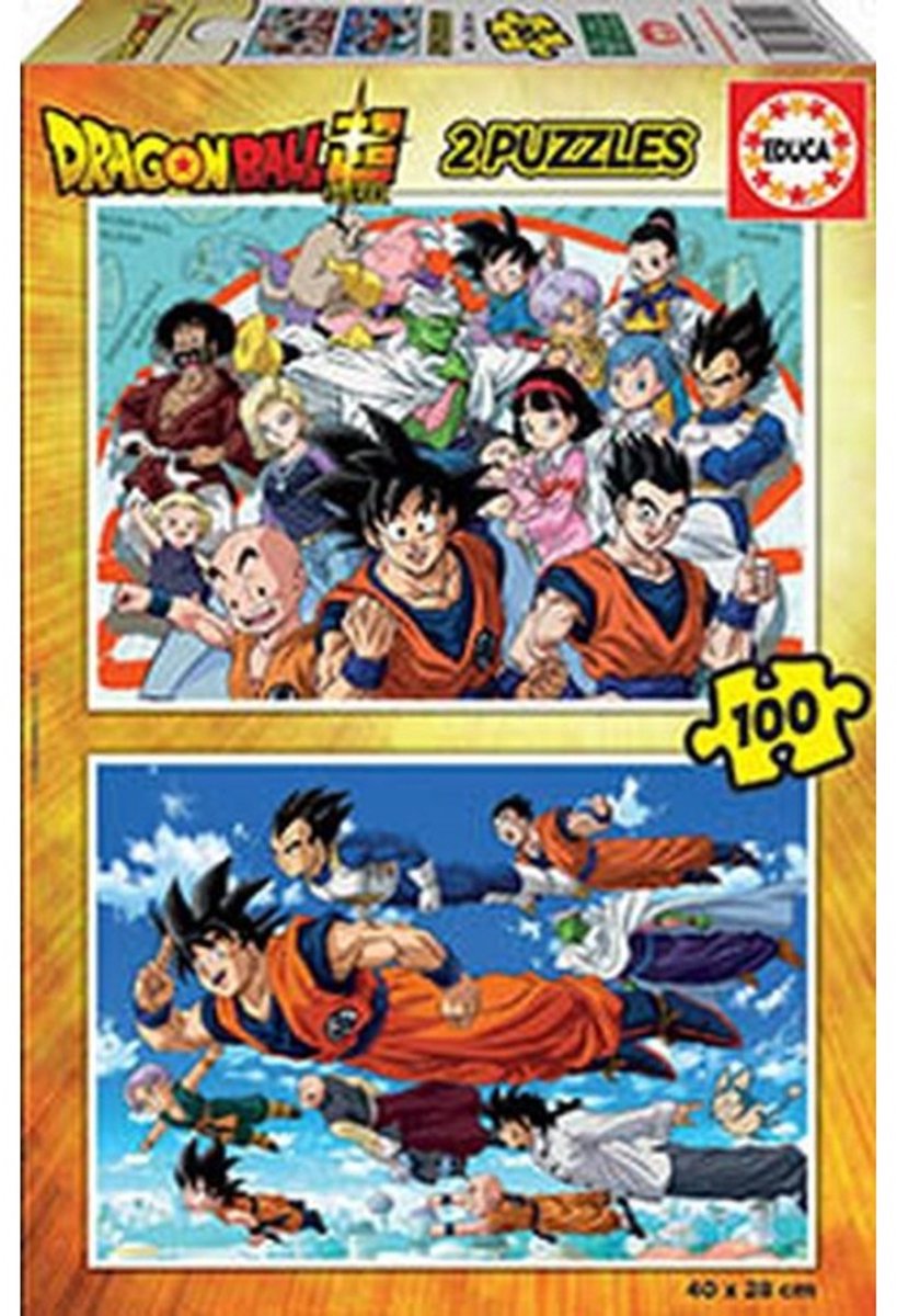 Educa - Puzzle Dragon Ball - 2 x 100 Teile