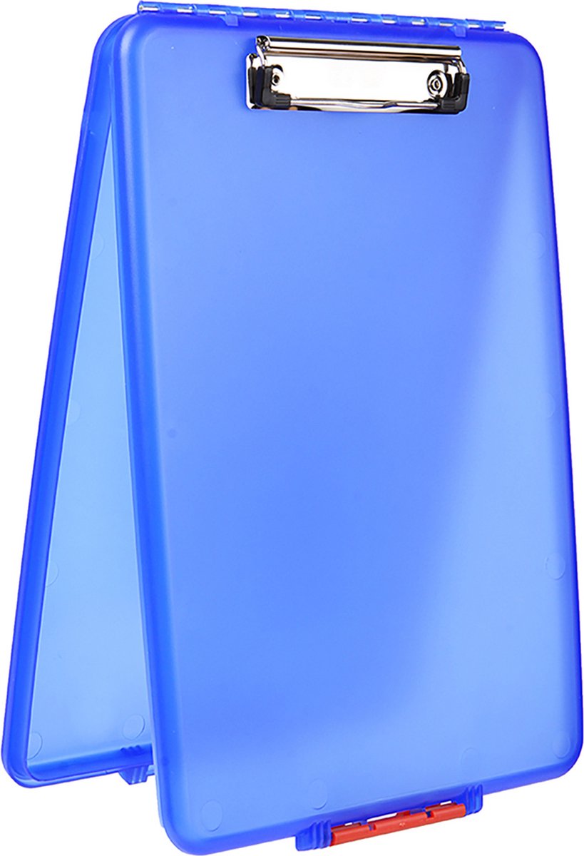 Seco Klemmbrett A4 – blau – mit Ablagefach – Slimline – se-sc1517-be