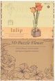 3D-Bausatz Tulpen aus Holz - 60 Teile.