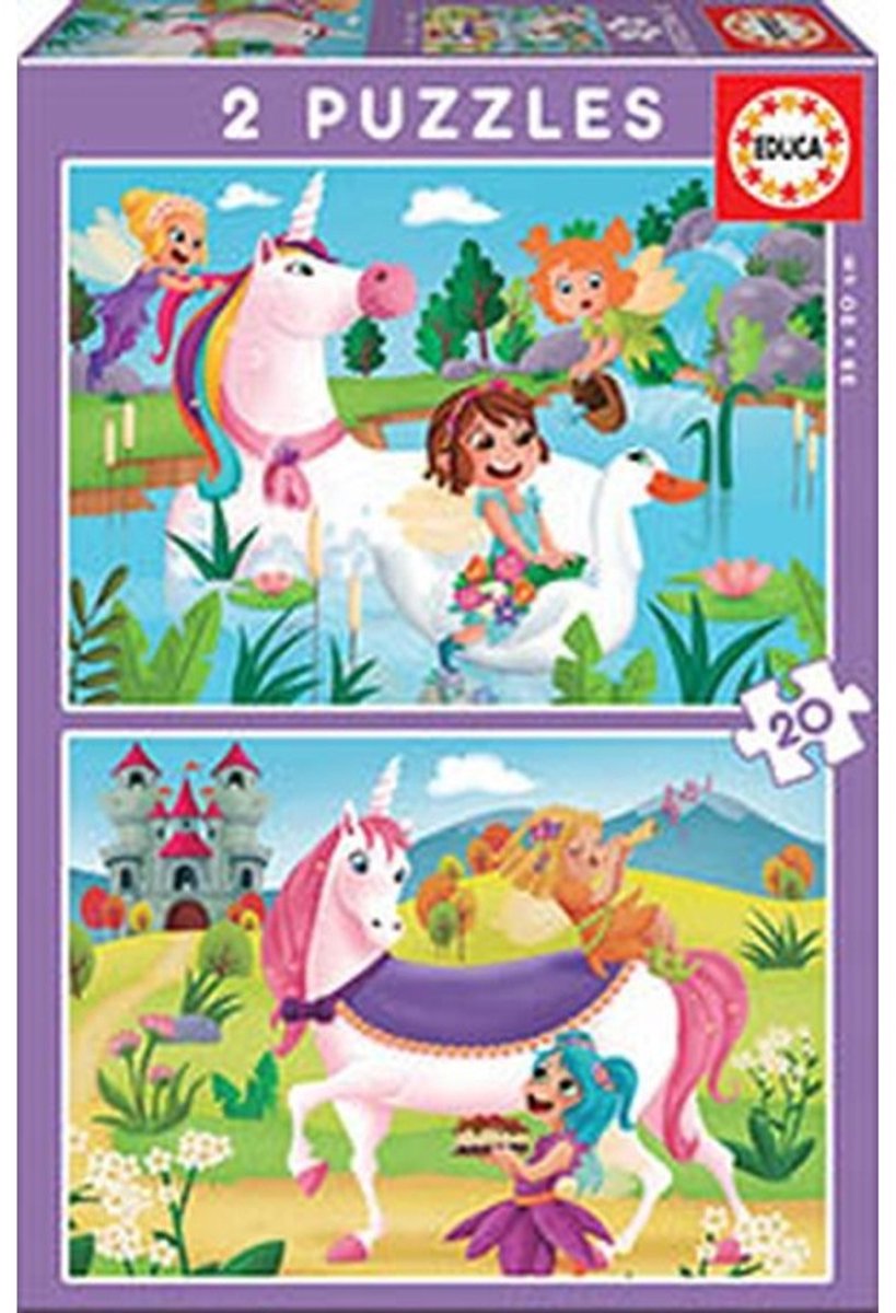 Educa Puzzle Einhörner und Feen 40 Teile