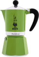 Bialetti Rainbow Green 3 Tasse – Espressokanne – Aluminium – 130 ml