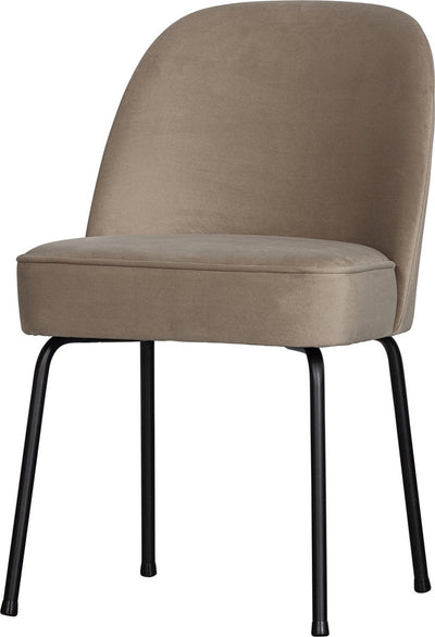 Woood Vogue Esszimmerstuhl – Samt – Khaki – 83 x 50 x 58