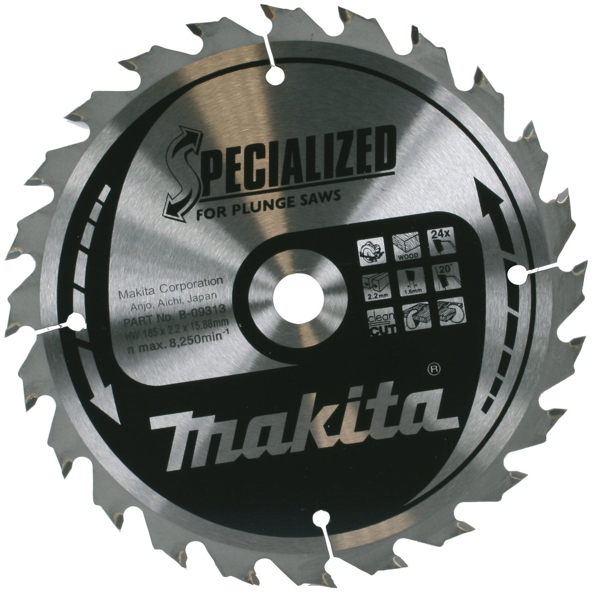 Makita Zubehör Kreissägeblatt Holz | Knotennagel - B-09313