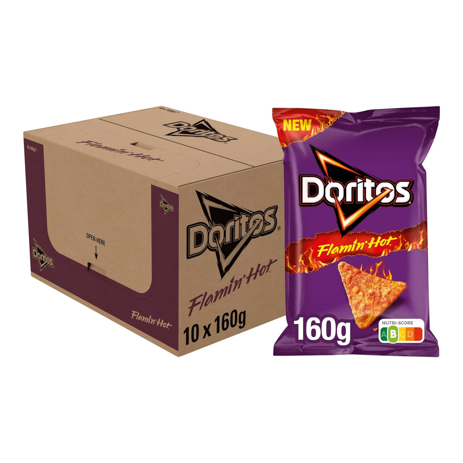 Doritos flammend scharf (10x 160gr)