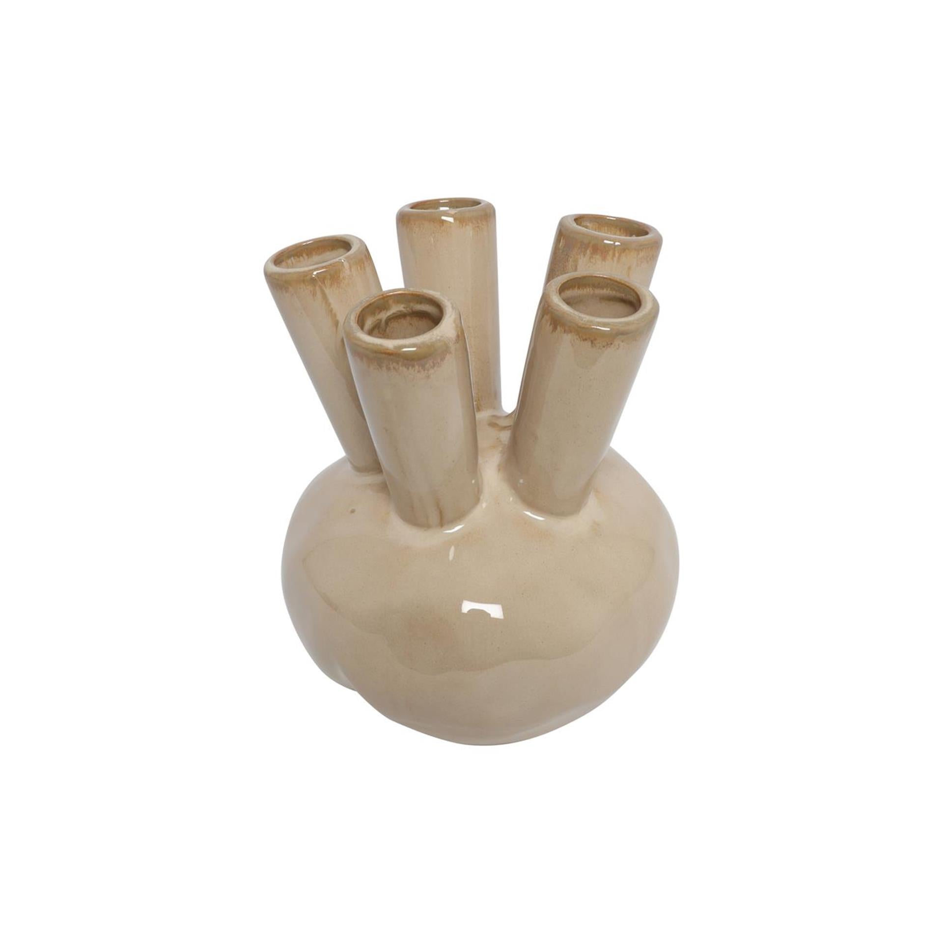Countryfield Tulpenvase m beige 18,5x18,5x21cm