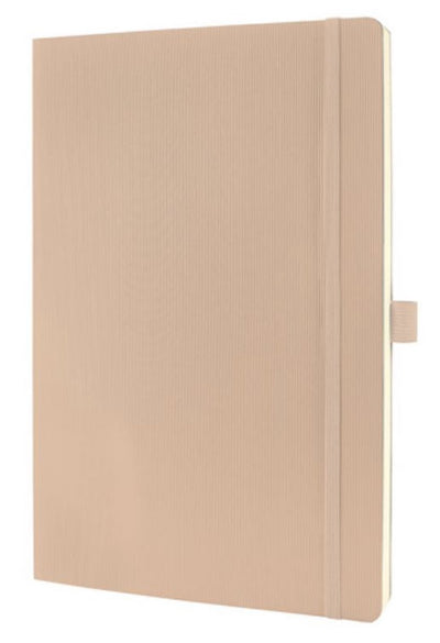 Sigel Notizbuch – Conceptum Pure – A5 – Beige – Hardcover – 194 Seiten – 80 Gramm – Linie – Si-Co651