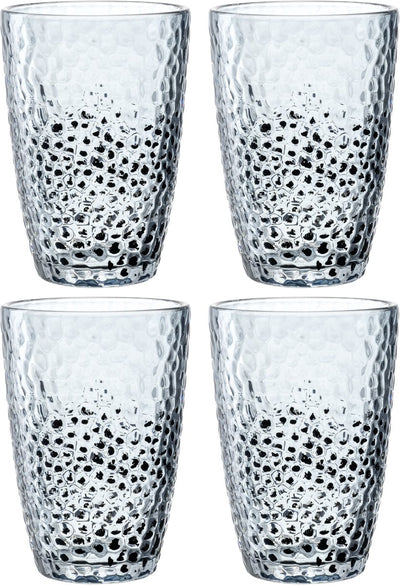 Leonardo Longdrinkglas 340ml blau Matera - 4er-Set