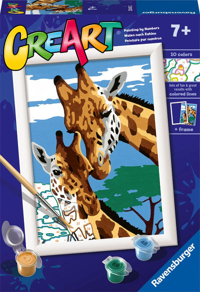 Ravensburger Creart Painting auf Nummer süße Giraffen