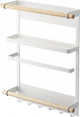Yamazaki magnetischer Küchenregal-Kühlschrank – Tosca – Weiß