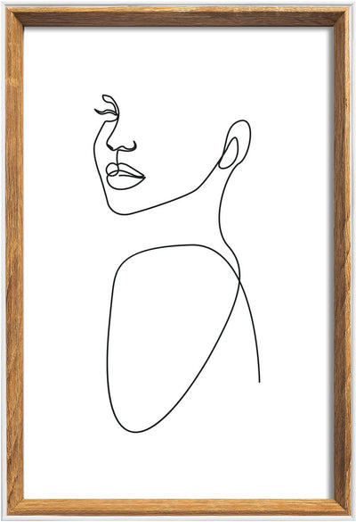 Walther Silhouette - Holzrahmen - Fotogröße 20x30 cm - Natur