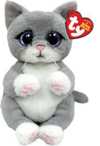 Ty Mütze Babys Bäuche Morgan Gray Cat, 15 cm