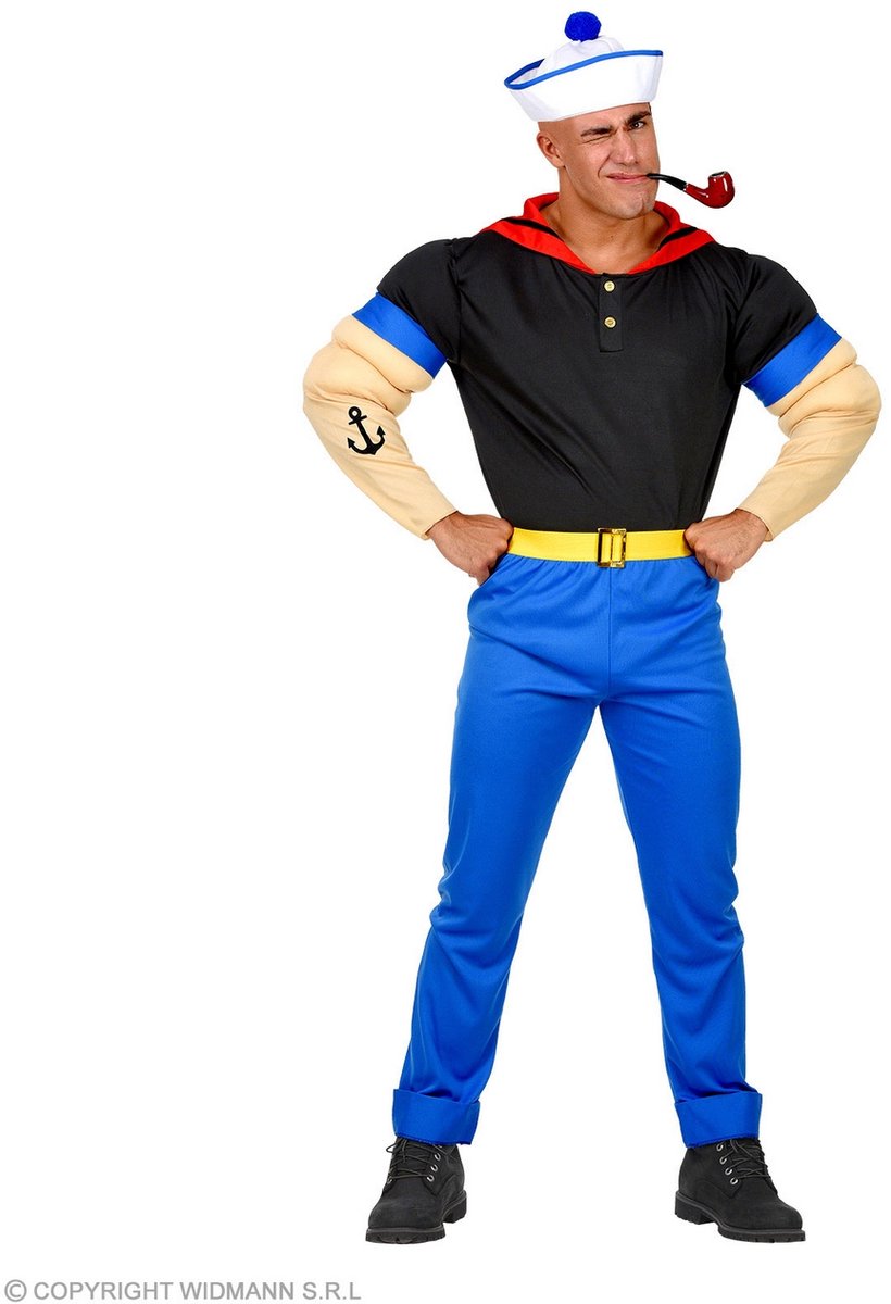 Widmann Super-Matrosen-Popeye-Anzug für Erwachsene