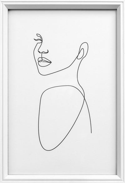Walther Silhouette - Holzrahmen - Fotogröße 20x30 cm - weiß