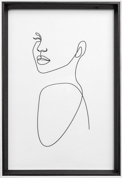Walther Silhouette - Holzrahmen - Fotogröße 20x30 cm - Schwarz