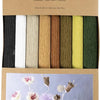Creativ Company Krepppapier, Blatt 25x60 cm, Kreppverhältnis: 180 %, 105 g, natur, 8 Blatt 1 Karton
