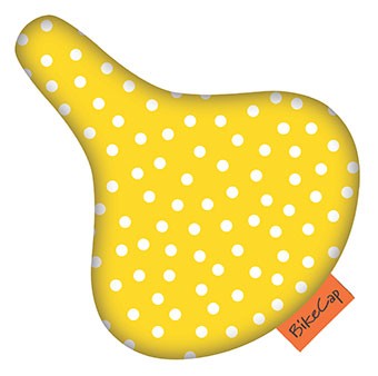 BIKECAP Saddlist Yellow Small Dot