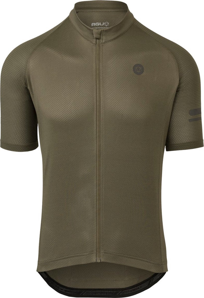 Agu Essential Radsportshirt Herren – kurze Ärmel – Armeegrün – Größe XXL