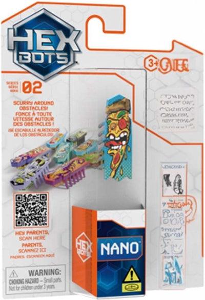 Hex-Bots – Nano-Einzelsensorspielzeuge mit Vibrationstechnologie, Insektenspielzeug und Mini-Roboterspielzeug
