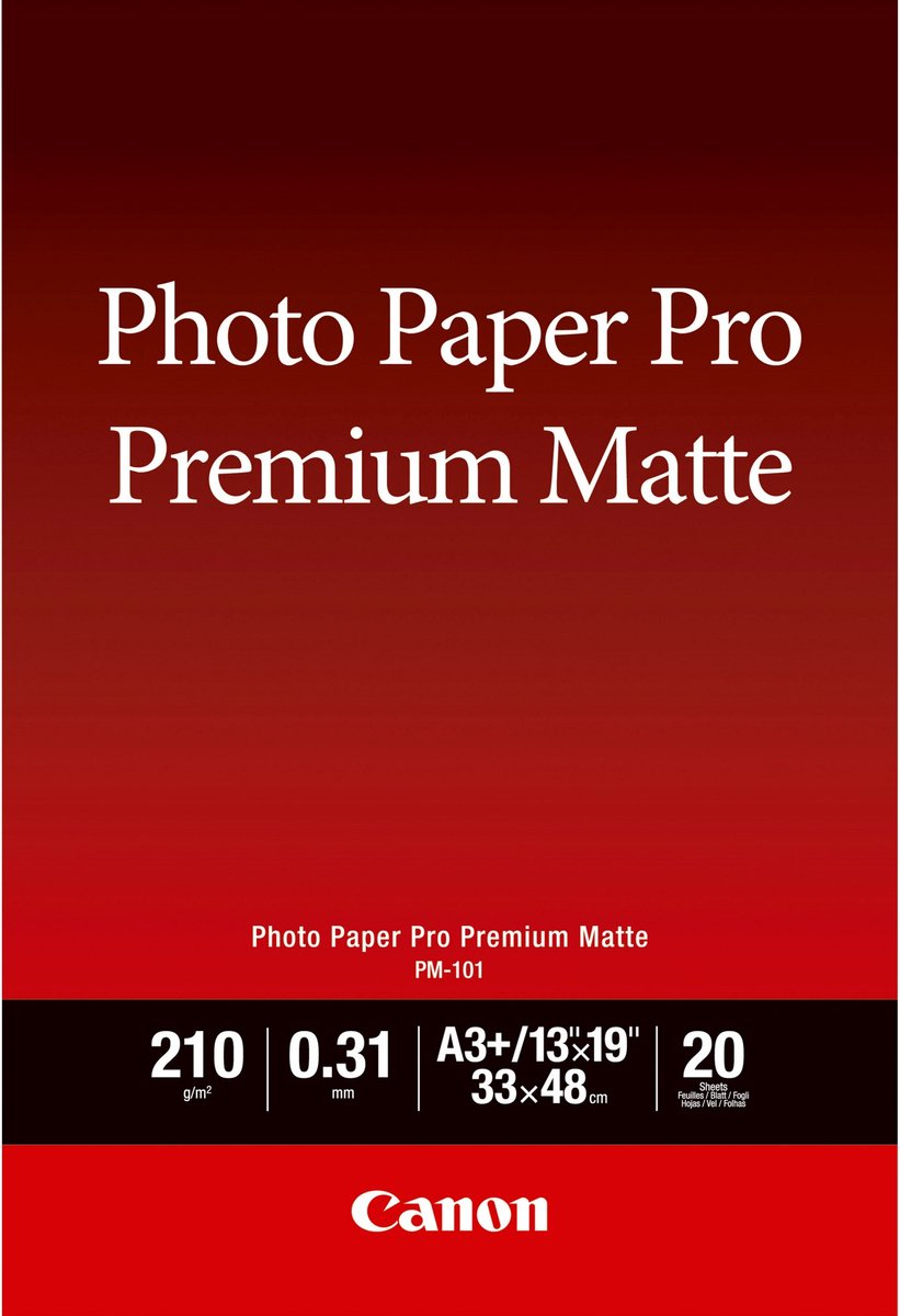 Canon 8657b007 Packung Fotopapier A3+