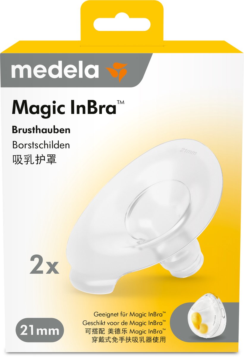 Medela magic inbra™ – Brusthauben 21 mm (m) – für kabellose Milchpumpe – 2 Stück