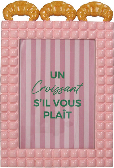 HD Collection Fotorahmen Croissant Polyresin 13x18cm