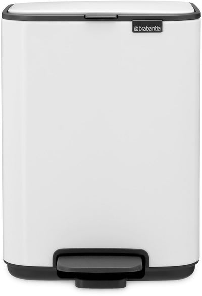 Brabantia Bo Treteimer – 4 Liter – Badezimmer – Weiß