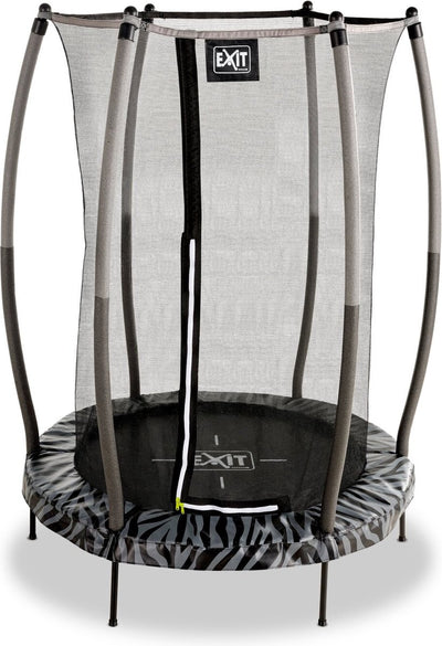 Exit Toys Exit Tiggy Trampolin ø140cm – mit Sicherheitsnetz – rund – Kindertrampolin – Schwarzgrau