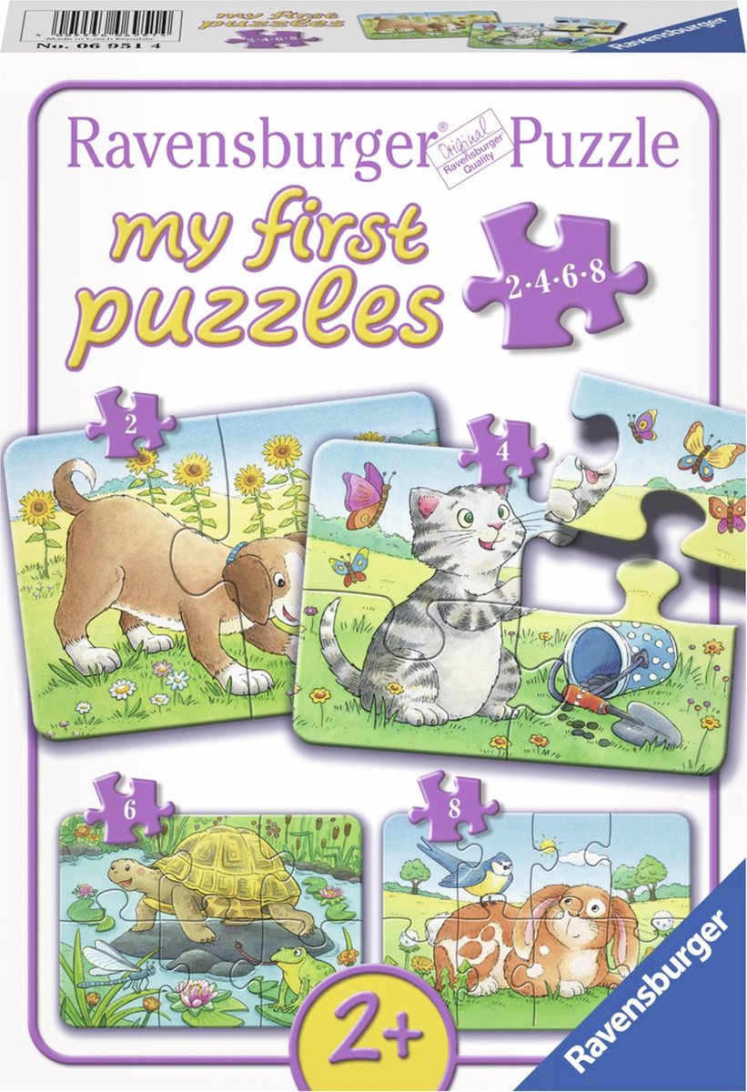 Ravensburger - süße Haustiere Puzzle 4in1