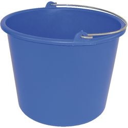 Eimer mit 12 Litern blau