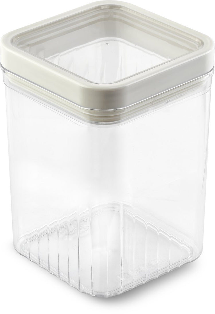 Curver Kara Aufbewahrungsdose – 1,2 l – 10,7 x 10,7 x 16,4 cm – weiß