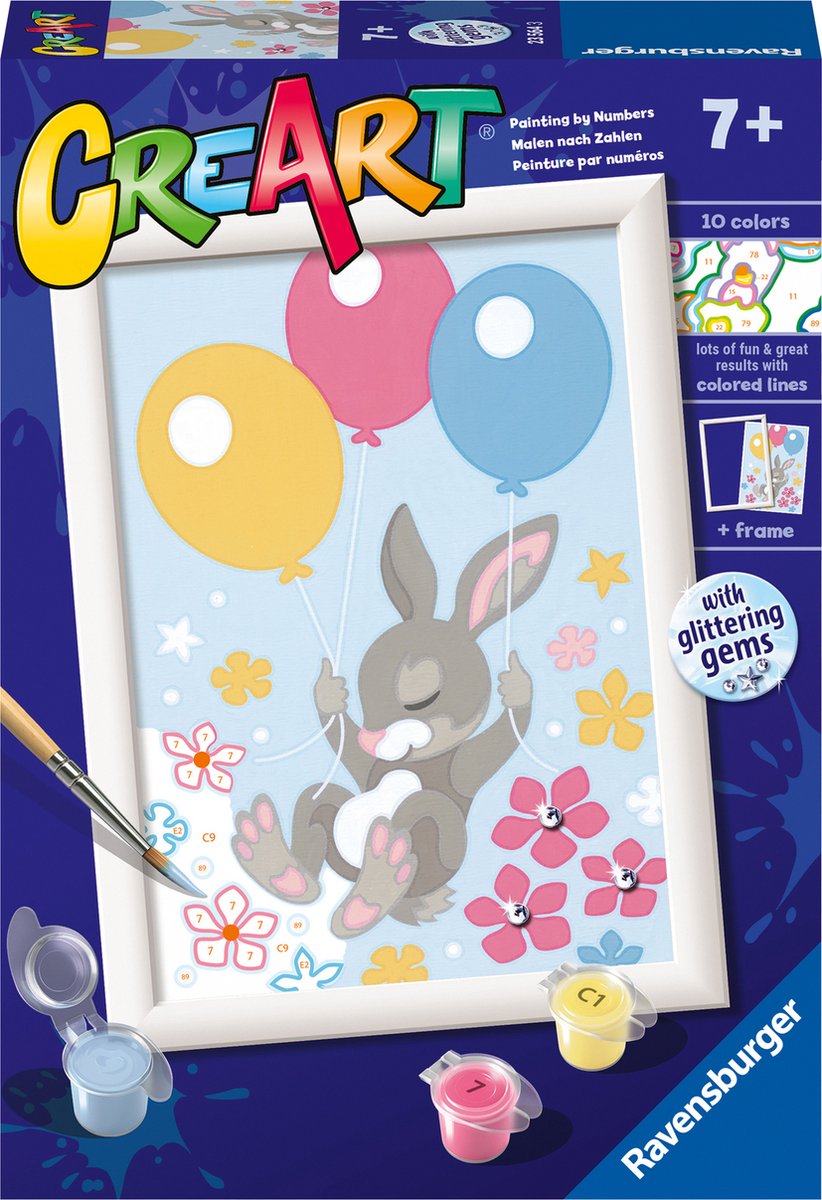 Ravensburger Creart Gemälde auf Song Flying Bunny