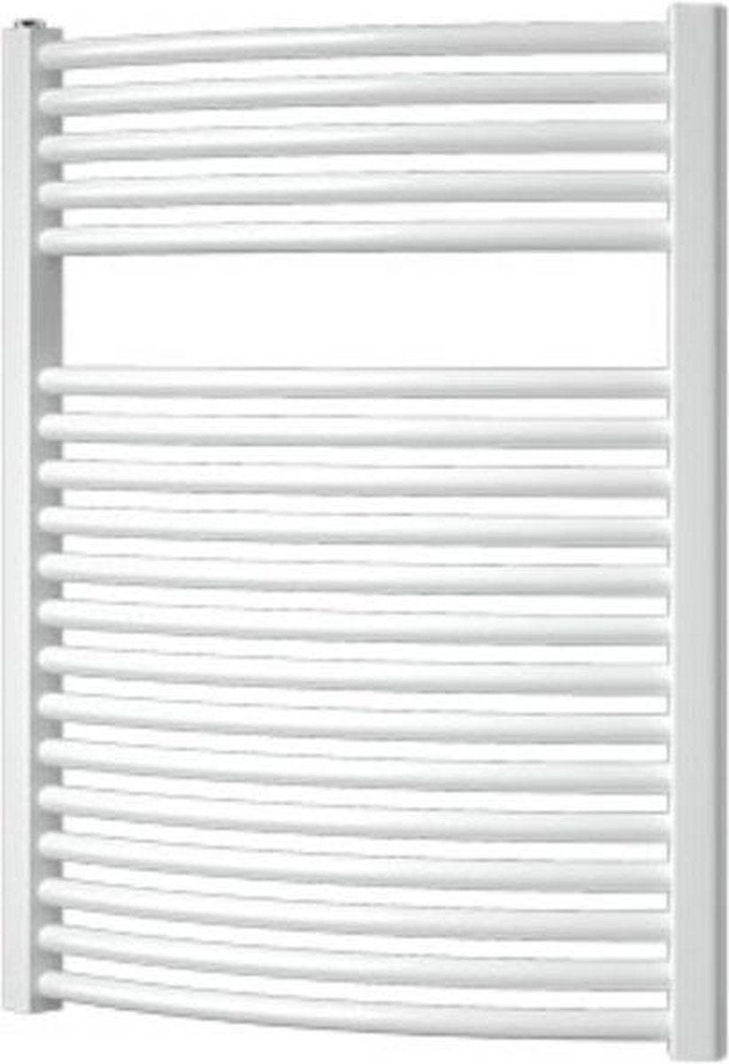 Plieger Onda Designheizkörper – Handtuchheizkörper – 76,4 cm x 58,5 cm – 528 Watt – Weiß