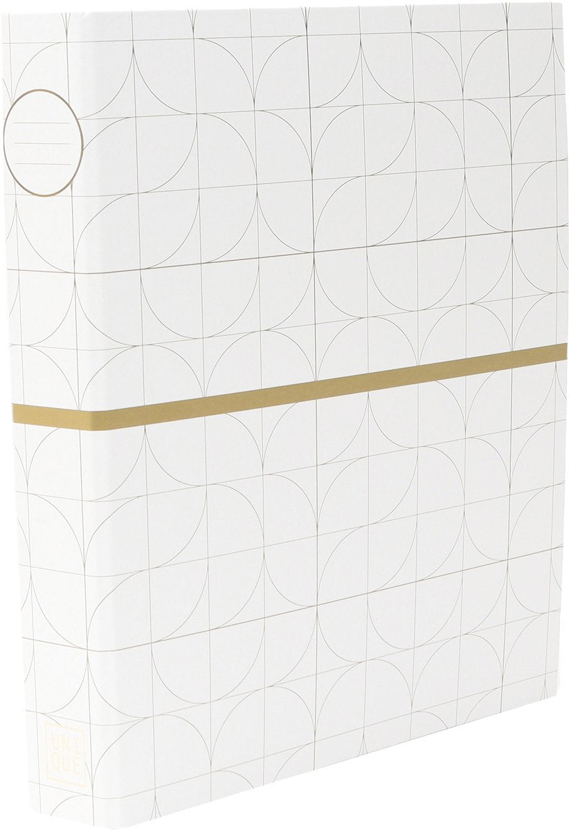 Ancor Ringbinder Unique A4 2 Ringe D-25 Mechanik Bögen weiß – an-121827-f