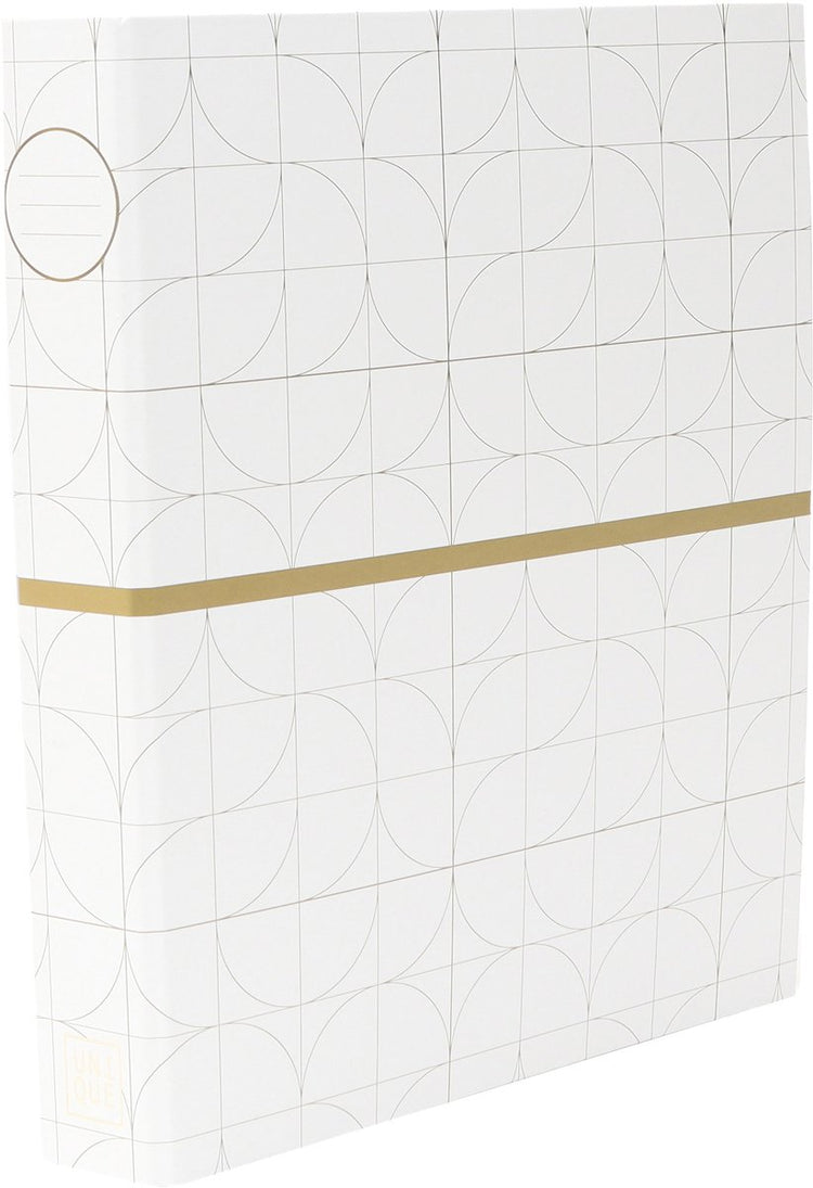 Ancor Ringbinder Unique A4 2 Ringe D-25 Mechanik Bögen weiß – an-121827-f