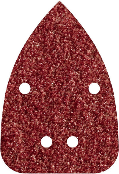 Wolfcraft - Maus-Schleifpapier Körnung 80 - 10 Stück - 96 x 136 mm - selbstklebendes Multischleifer-Schleifblatt - 1757000