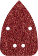 Wolfcraft - Maus-Schleifpapier Körnung 80 - 10 Stück - 96 x 136 mm - selbstklebendes Multischleifer-Schleifblatt - 1757000