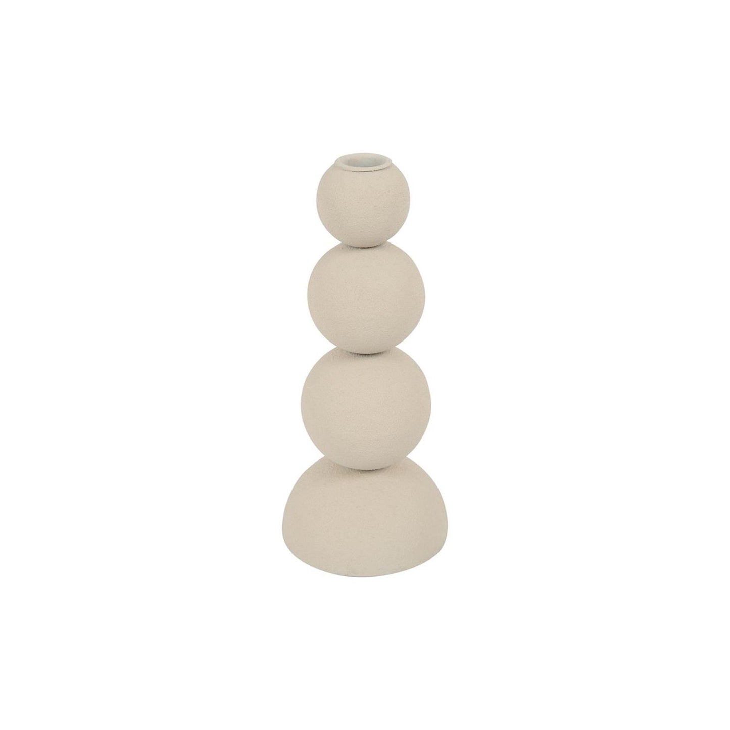 Countryfield Kerzenständer Saris m Creme ø10xh23,5cm