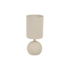 Countryfield Tischlampe Saris creme ø19xh45cm