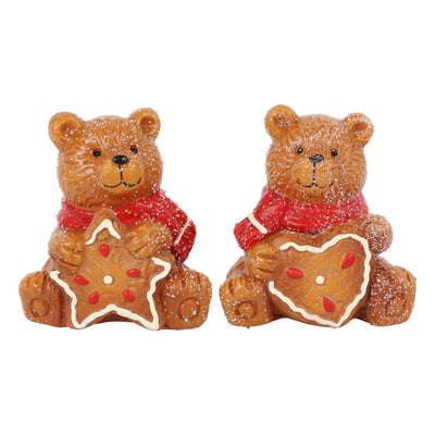 Countryfield Bär Weihnachten sitzend braun 7x6x7,5cm